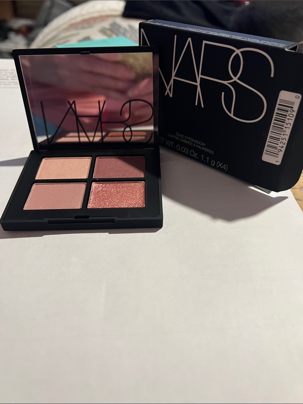 NARS Pink Rose Quad Eyeshadow Palette - Matte & Shimmer Pinks